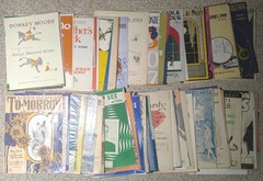 Vintage 1940&rsquo;s-1960&rsquo;s Variety Sheet Music Lot Of 550+