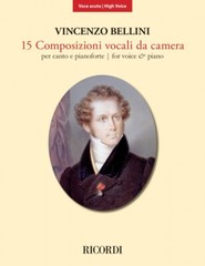 15 Composizioni Vocali da Camera High Voice New Ed Vincenzo Bellini 050603594