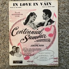 Vintage Sheet Music For Piano: MGM Pic.(7) Columbia Pic.(2) 20th Century-Fox (4)