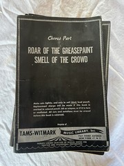 9 Vintage Theatrical Chorus Music Roar Of The Greasepaint Tams-Witmark New York