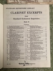 Clarinet Excerpts from Standard Orchestral Repertoire – Complete Set (4 Books)