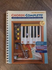 Chords Complete, Bert Konowitz, Book/CD Set Spiral-bound Piano
