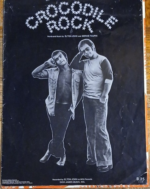 Crocodile Rock Sheet Music Piano/Vocal Pop Solo Dick James Music, Inc. V-1056
