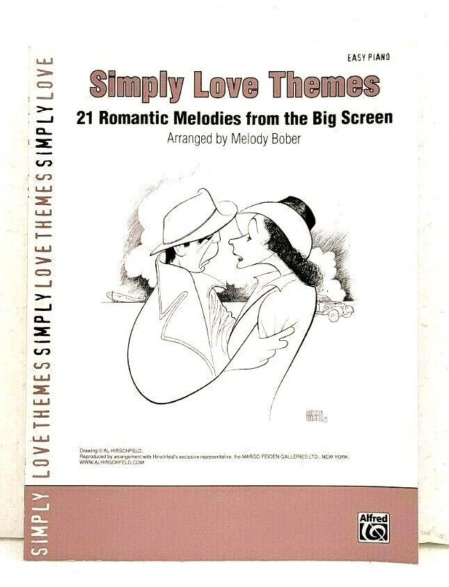 Simply Love Themes 21 Romantic Melodies from the Big Screen Book Easy Piano