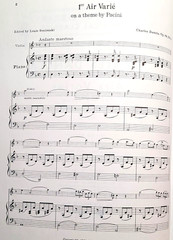 Dancla Op. 89 Six Airs Varies, First Series for the Violin