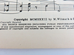 Victor Herbert Song Album Book II 1938 M. Witmark & Sons