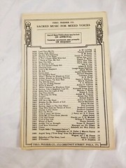 CHILDREN OF THE HEAVENLY KING Sheet Music Sacred Religious Songs Vintage 1921