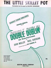 The Little Skillet Pot Sheet Music Double Dublin 1963 Musical Flop Bergersen