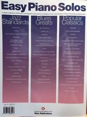 Easy Piano Solos 50 Piano Solos Sheet Music Book Jazz Blues Popular Classics New