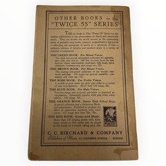 Vintage Twice 55 Plus Community Songs The New Brown Book CC Birchard Co