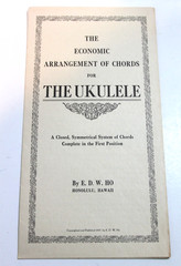 1927 Ukulele Chord Chart Book Economic Arrangement Ho of Honolulu First Position