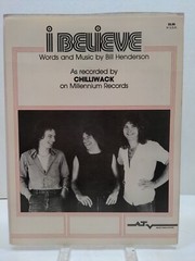 I Believe Sheet Music Chilliwack Piano Guitar Lyrics 80s Rock N Roll F1AK