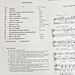 Salt And Pepper Youth Chorus Songbook Piano Vocal Hayward Christian 1971 Choral