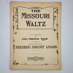 Sheet Music The Missouri Waltz 1941 John Valentine Eppel Forster Music