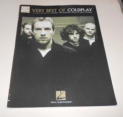 Original Coldplay Very Best of Coldplay Songbook 72 Pages