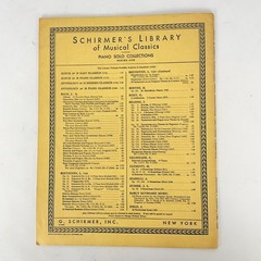 Schirmer Bach Eight Organ Chorale Preludes for Piano Score A.M. Henderson Vtg