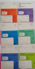 Vintage Sheet Music 1973-1979 LOT The Best of Popular Music Organ Vocal Guitar 9