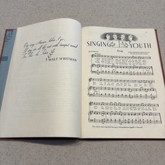 Singing Youth Song Book Forth printing 1937 Vintage Hardcover
