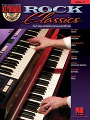 Rock Classics for Keyboard Play-Along Vol 7 Piano Sheet Music Songs Book CD Pack