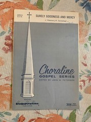 1964 « Surely Goodness & Mercy » Sheet Music By John W. Peterson & Alfred B. Smith