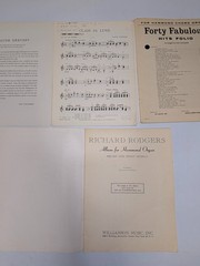 x3 LOT Hammond Chord Organ Sheet Music Books Forty Fabulous Hits Folio Album