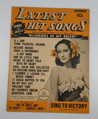 Song Lyrics Publication Sheet Music Latest Hit Songs November 1944
