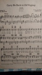 SONG LYRICS CARRY ME BACK TO OLD VIRGINNY WORDS/MUSIC JAMES A.BLAND