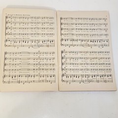 Vintage 1940s Patriotic Songs for Mixed Voices Sheet Music Song Book