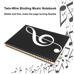 10 Staves Blank Sheet Music Notebook