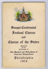 Philadelphia – 1926 – 150-Year Semi-Centennial Celebration Songbook! – Stokowski