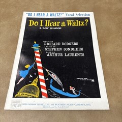 Do I Hear A Waltz Vocal Selections Songbook Sheet Music Score 1965 Hamsom