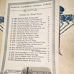 Harold Flammer Choral Series Sacred Anthems Religious Choir Voice Sheet Music