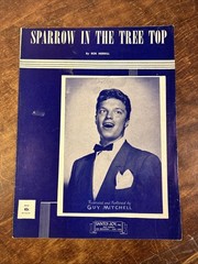 Sparrow In The Tree Top Bob Merrill Guy Mitchell Santly Joy Sheet Music 1951