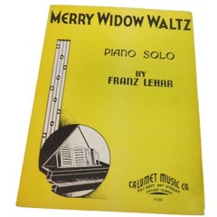 Merry Widow Waltz Piano Solo Franz Lehar Sheet Music 1935 Calumet Music Co