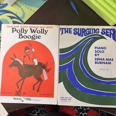 Lot of 9 Vintage Piano Sheet Music from 1950&rsquo;s & 1960&rsquo;s Variety Of Conditions