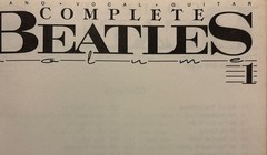 Complete Beatles Piano Vocal Guitar Volumes 1&2 Hal Leonard 1988 Todd Lowry