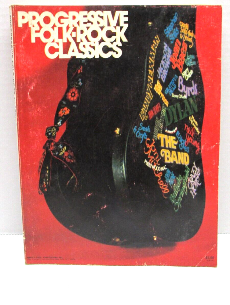 PROGRESSIVE FOLK ROCK CLASSICS Songbook Sheet Music Guitar Piano Songs