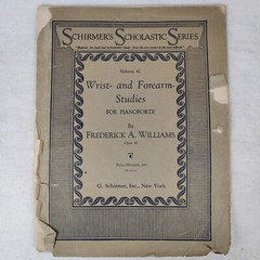 Rare 1917 Antique Schirmer&rsquo;s Scholastic Music Book Vol 42 Frederick A. Williams