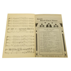 Witmark Collection Sacred Male Quartets Sheet Music Song Book 1951
