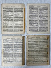 Lot of 41 Vintage/Antique Sheet Music for PIANO – WALTZES (1890s-1940s)