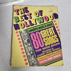 LOT Best of Hollywood Broadway Complete Words Music 80 Great Songs Guitar Vocal