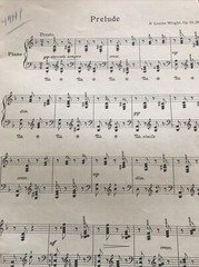 VTG N. LOUISE WRIGHT TWELVE PRELUDES FOR THE PIANOFORTE; OPUS 25; SCHIRMER; 1915