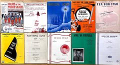 Lot of 10 Sheet Music, Show Tunes, Various Composers II