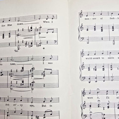 Alice Blue Gown Sheet Music Piano Lyrics 1934 McCarthy Tierney Irene Vintage