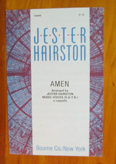 Amen Arranged Jester Hairston Bourne & Co 103946 1957 SATB