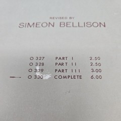 Vintage LAZARUS Method for Clarinet – 330 COMPLETE – by Simeon Bellison