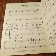 You Are Sheet Music as recorded by Lionel Richie Richie Cherry Lane P/V/G