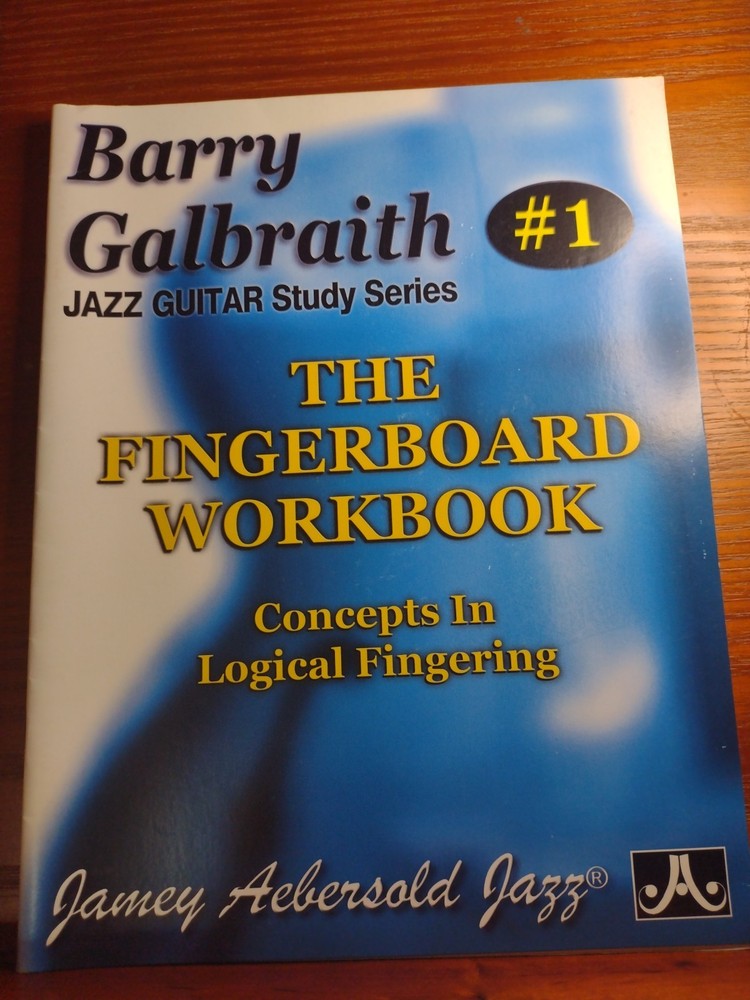 Barry Galbraith Jazz Guitar Book Study Series # 1: Fingerboard Workbook New