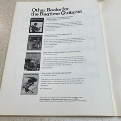 How To Play Ragtime Guitar MUSIC BOOK Instructional Christopher Camp 1976