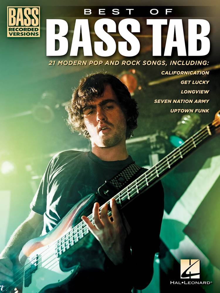 Best of Bass Tab for Bass Guitar Recorded Versions Sheet Music 21 Hit Songs Book